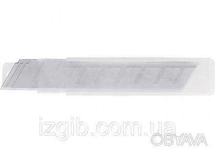 Лезвие для ножа,18 мм,10 штук SPARTA, код 78969
 
Изготовлены из углеродистой ст. . фото 1