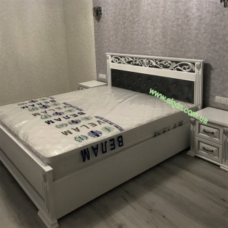 Цена указана за деревянную кровать Лорен, спальное место 1400х2000 мм, две . . фото 3