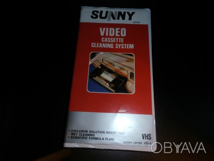 Чистящая видеокассета VHS SUNNY VR-4 video cassette cleaning system