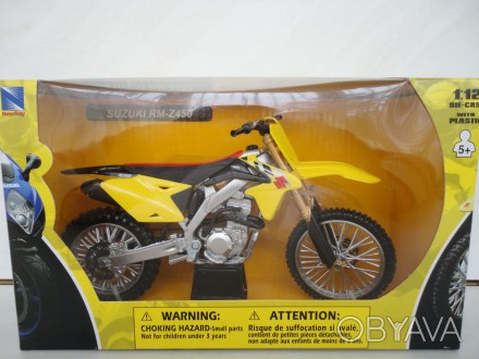 Мотоцикл модель Suzuki RM Z 450 New Ray 1:12 motocros крос мотокрос игрушка
