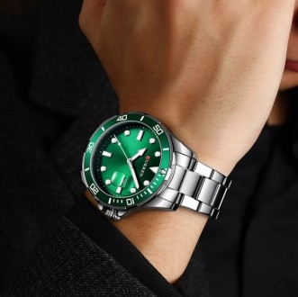 
Curren -бренд якісних кварцових годинників з2001 року. Годинник має стильний ди. . фото 7