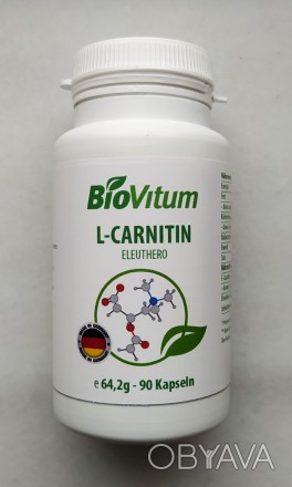 Л-Карнитин BioVitum 

L-Carnitin L-Tartrat  1500 mg. + Элеутерококк 300 мг.

. . фото 1