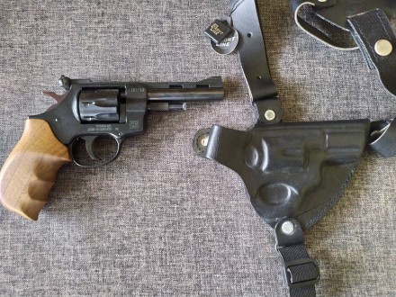 Револьвер под патрон Флобера Weihrauch Arminius HW4 4'' с деревянной р. . фото 8