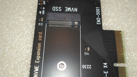 Переходник из PCI-E в M.2 (NVMe) ключ М. Подходит для любой длины SSD диска. Обр. . фото 7