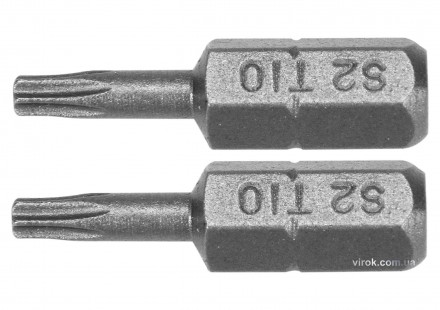 Насадка викруткова YATO "TORX" T10 x 25 мм HEX 1/4" AISI S2 2 шт. Днепр. фото 1 Насадка викруткова YATO "TORX" T10 x 25 мм HEX 1/4" AISI S2 2 шт. Днепр. фото 1