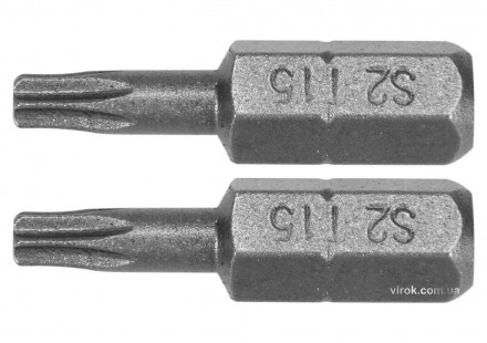 Насадка викруткова YATO "TORX" T15 x 25 мм HEX 1/4" AISI S2 2 шт. Днепр. фото 1 Насадка викруткова YATO "TORX" T15 x 25 мм HEX 1/4" AISI S2 2 шт. Днепр. фото 1
