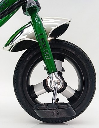 Трехколесный Детский Велосипед с Родительской Ручкой Lex-007 (10/8 AIR wheels) G. . фото 9