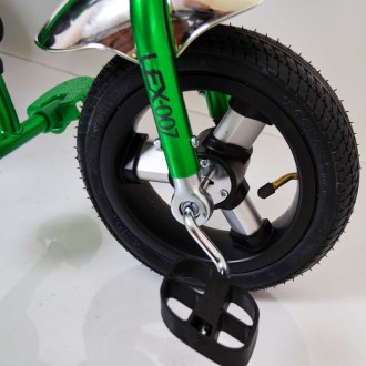 Трехколесный Детский Велосипед с Родительской Ручкой Lex-007 (10/8 AIR wheels) G. . фото 5