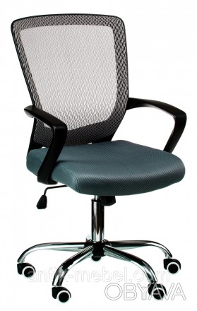 
	
	
	
	
	Тип: Кресло офисное
	Цвет: серый
	Материал покрытия: спинка - сетка, с. . фото 1