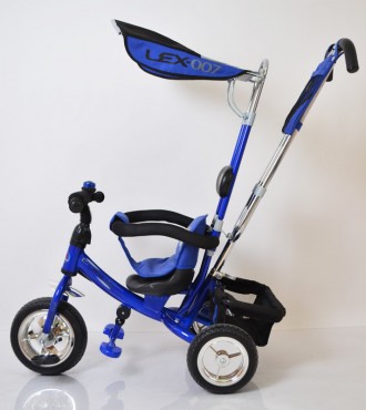 Трехколесный Детский Велосипед с Родительской Ручкой Lex-007 (10/8 EVA wheels) B. . фото 3