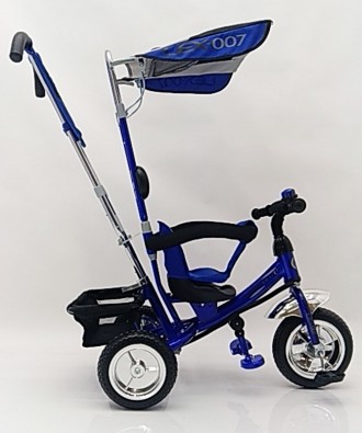 Трехколесный Детский Велосипед с Родительской Ручкой Lex-007 (10/8 EVA wheels) B. . фото 6