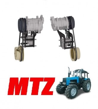 Кронштейн крепления компрессора трактора Мтз двигатель Д243 и Д245Полный комплек. . фото 2