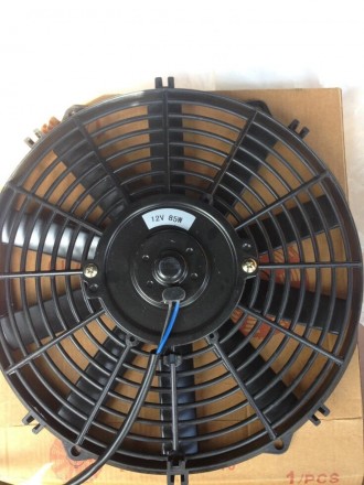Универсальный электрический вентилятор 12 В. 12 дюймовЭлектрический вентилятор д. . фото 5