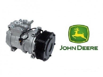 Компрессор кондиционера John Deere 10PA17C 24В, PV8/140mm (AT172975)Характеристи. . фото 2