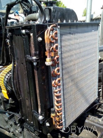 Радиатор кондиционера на трактор ЮМЗ (Конденсатор 455x508x48 мм.)