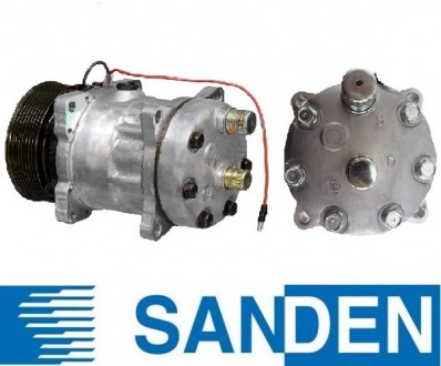 Компрессор Sanden SD7H15 119 mm. 8PV 4765 24V. Man VolvoХарактеристика:SANDEN SD. . фото 2
