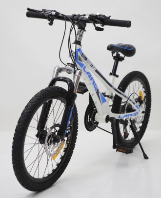 Детский Двухколесный Магнезиевый Велосипед 20 Дюйм LANQ VA210 Голубой

Горный . . фото 4