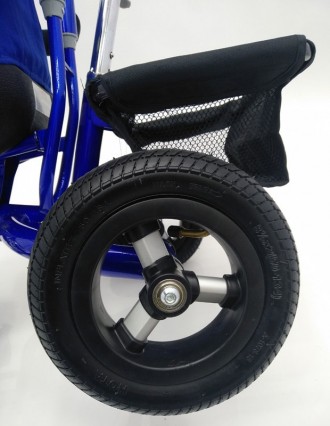 Трехколесный Детский Велосипед с Родительской Ручкой Lex-007 (10/8 AIR wheels) B. . фото 5