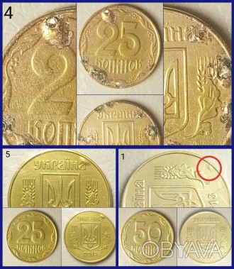 Брак монет выздутие гальвано-покрытия на монетах номиналом 10, 25, 50 копеек.
Ц. . фото 1