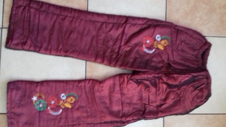 Новые теплые штаны  внутри флисовой подкладка.
Остались размеры от 3 до 7 лет
. . фото 4