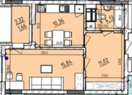 Продам 1-комнатную квартиру по переуступке в ЖК Львовская площадь (владелец, без. Центр. фото 1