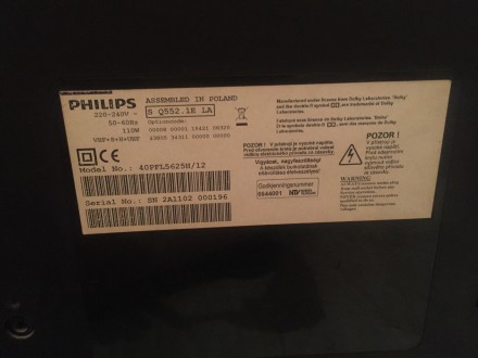 Продам телевизор Philips 40PFL5625H/12, телевизор в хорошем состоянии, дефектов . . фото 5