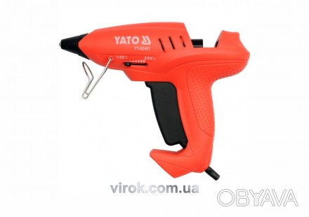 Клейовий пістолет YATO YT-82401
Клейовий пістолет YATO YT-82401 використовується. . фото 1
