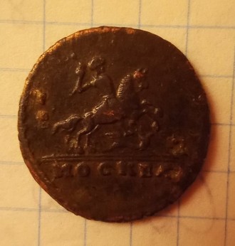 Старинная медная монета Российской империи в очень хорошем состоянии - отражено . . фото 3