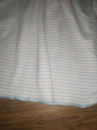Новое Платья на 98-104 см , impidimpi , Верх голубого цвета - низ белый в полоск. . фото 4