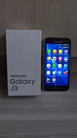 Продам вот такой полностью рабочий смартфон бренда Samsung Galaxy J3 Duos Black.. . фото 3
