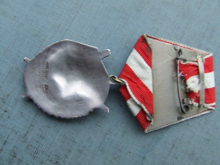 Орден Боевого Красного Знамени БКЗ № 303 984 в отличном состоянии в родной патин. . фото 8