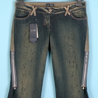 Armani Jeans (Italy). Женские джинсовые капри.
Сделаны в Румынии.
Талия - зани. . фото 6
