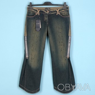 Armani Jeans (Italy). Женские джинсовые капри.
Сделаны в Румынии.
Талия - зани. . фото 1