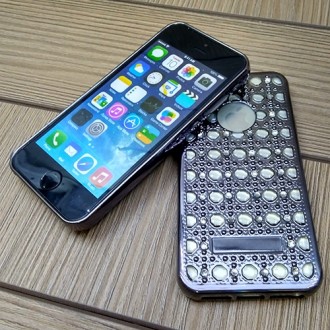 Силиконовый чехол Luxury Diamond Black Черный для iPhone 5/5s/5se. Київ. фото 1 Силиконовый чехол Luxury Diamond Black Черный для iPhone 5/5s/5se. Київ. фото 1