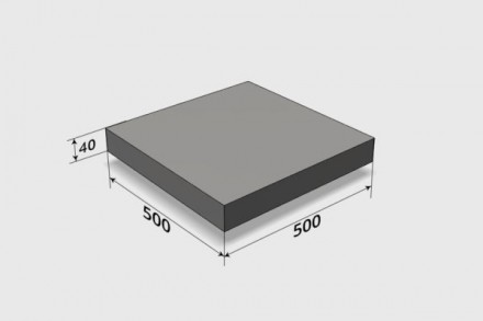 Наша компанія пропонує тротуарну плитку 500х500х40 мм (для пішохідної зони)
500. . фото 2