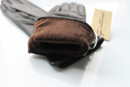 
 Женские теплые кожаные перчатки
Материал верха: лайковая натуральная кожа;
Мат. . фото 4