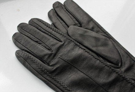 
 Женские теплые кожаные перчатки
Материал верха: лайковая натуральная кожа;
Мат. . фото 3