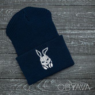 
 Шапка " Intruder " Bunny logo:
- Состав: 50% - cotton, 40 % acrylic, 10% polye. . фото 1