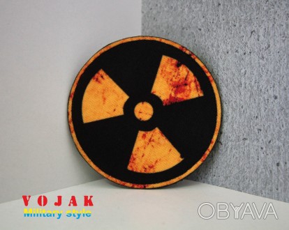 Шеврон «Radiation»
Зображення інтернаціонального знаку “Небезпека іонізуючого ви. . фото 1