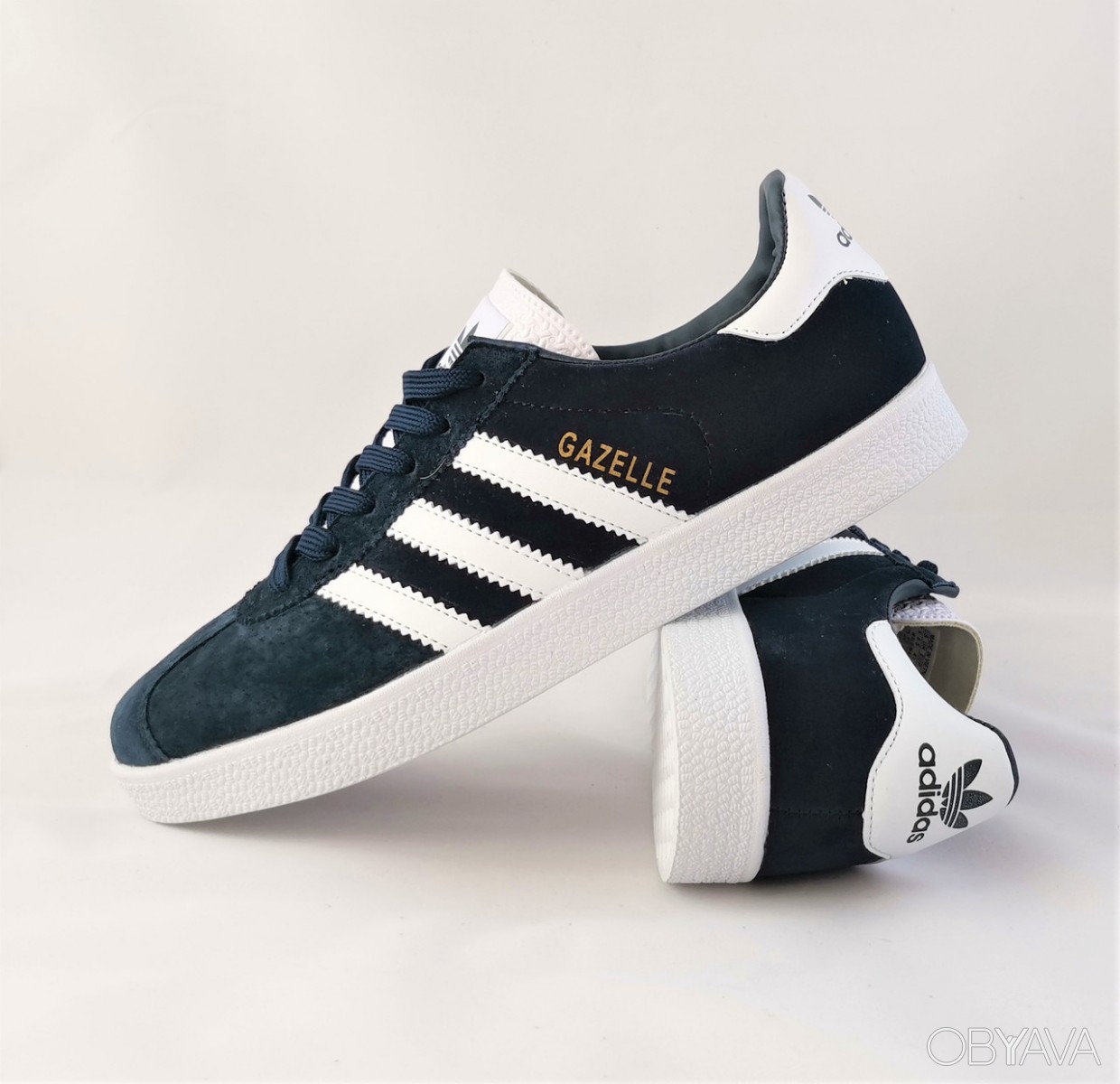 ᐈ Кроссовки Adidas Gazelle Синие Мужские Адидас (размеры: 41, 42, 43 ...