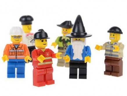 Продам Лего чоловічків - цивільні громадяни, чаклун, ковбой, будівельник, кухар,. . фото 3