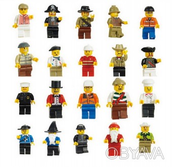 Продам Лего чоловічків - цивільні громадяни, чаклун, ковбой, будівельник, кухар,. . фото 1