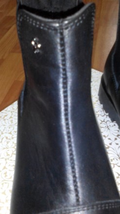 Зимные ботиночки «Челси» из натуральной кожи, внутри набивная шерсть. . фото 6