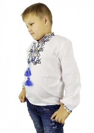  
 
Рубашка детская вышитая
Рукав - длинный
размер по росту 92-134
Орнамент - Де. . фото 4