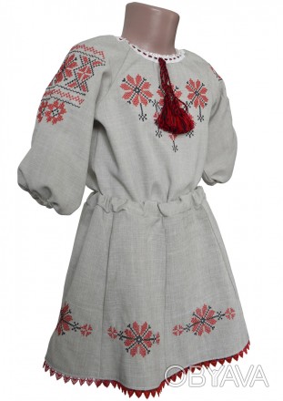 Комплект для девочки блузка + юбка
размер по росту 92-128
Рукав - 3/4
ткань - Ле. . фото 1