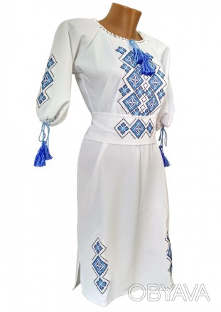 Платье подросток вышитое
рукав 3/4
размер "Украинский" 40-44
Орнамент - Празднич. . фото 1