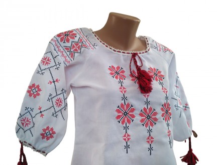 
Блузка подросток вышитая
рукав 3/4
размер «Украинский» 40-48
орнамент Росава
тк. . фото 3