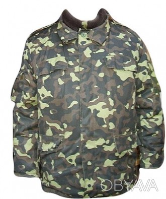 Куртка армійська камуфляжна утеплена з відстібною підкладкою розфарбування "дубо. . фото 1