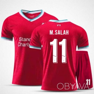 Детская футбольная форма Ливерпуль M. SALAH 11 домашняя сезон 2020-2021
Комплект. . фото 1