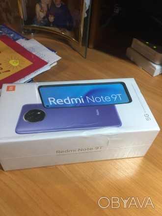 Xiaomi redmi note 9T 5G Global version 4/64 Black,Purple.
Original EU Charger.
. . фото 1